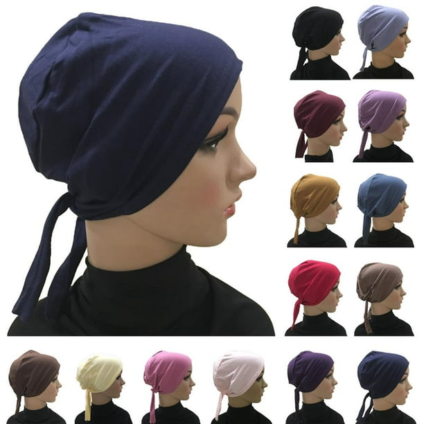 Muslim Women Lace Hijab Underscarf Inner Cap Turban Headwear Bonnet Ninja Hat